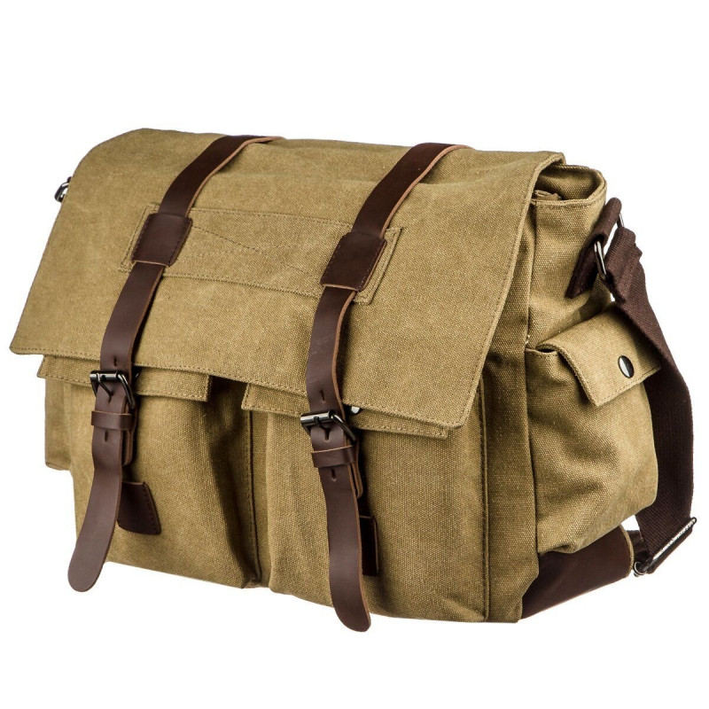 Сумка на плече текстильна Vintage Пісочна