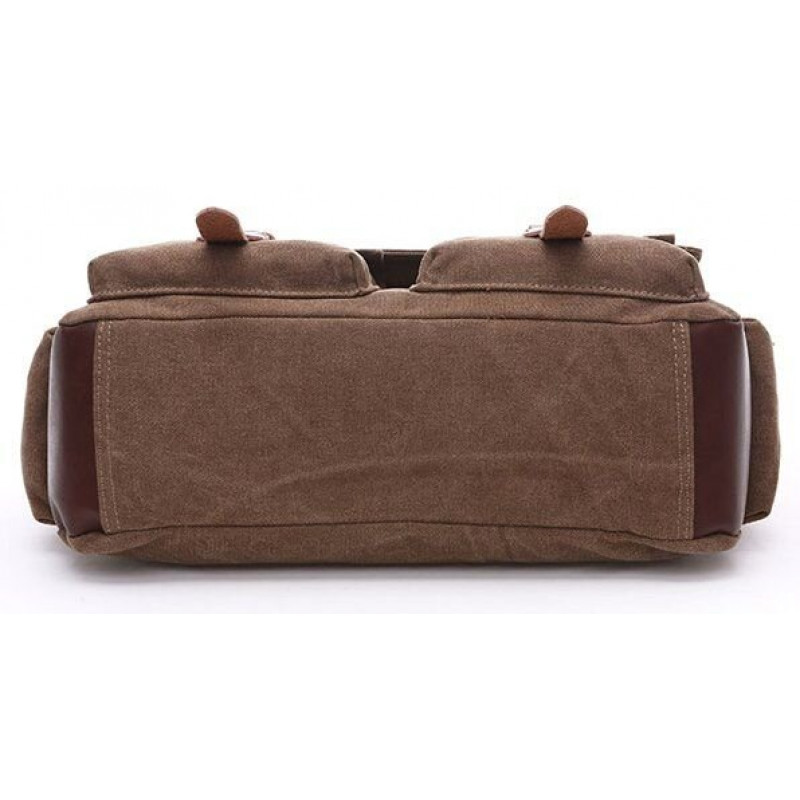 Сумка на плече текстильна Vintage Коричнева