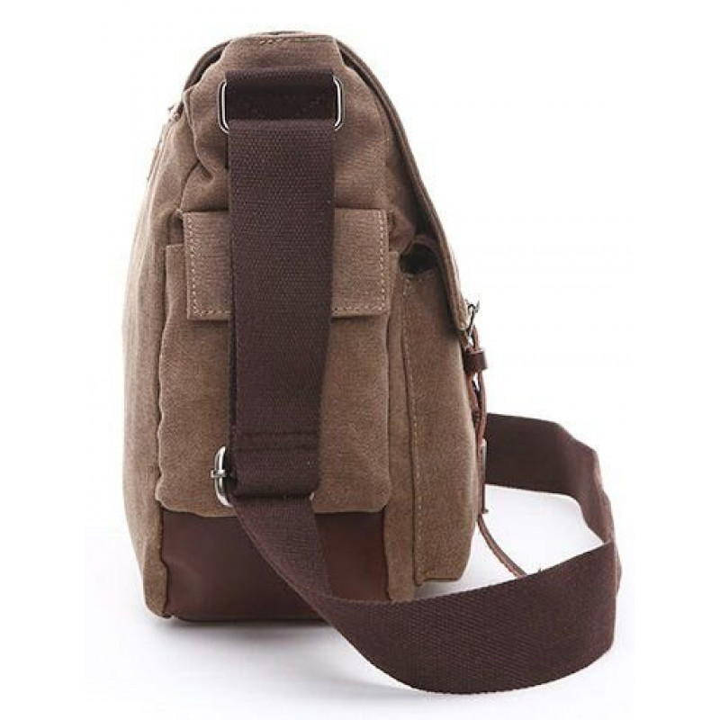 Сумка на плече текстильна Vintage Коричнева