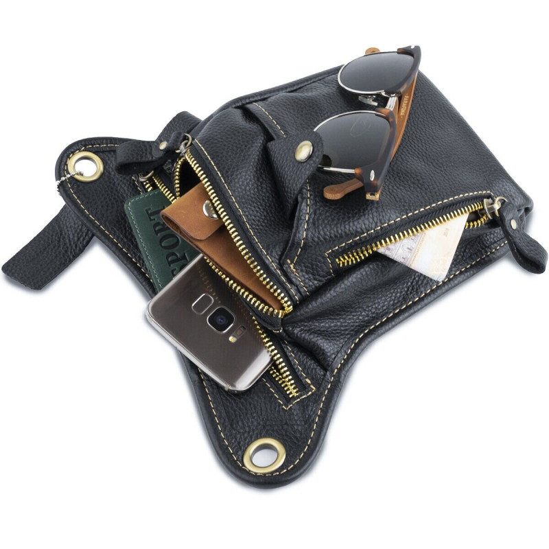 Сумка на пояс Vintage Чорна