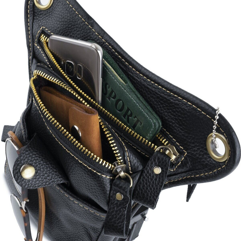 Сумка на пояс Vintage Чорна