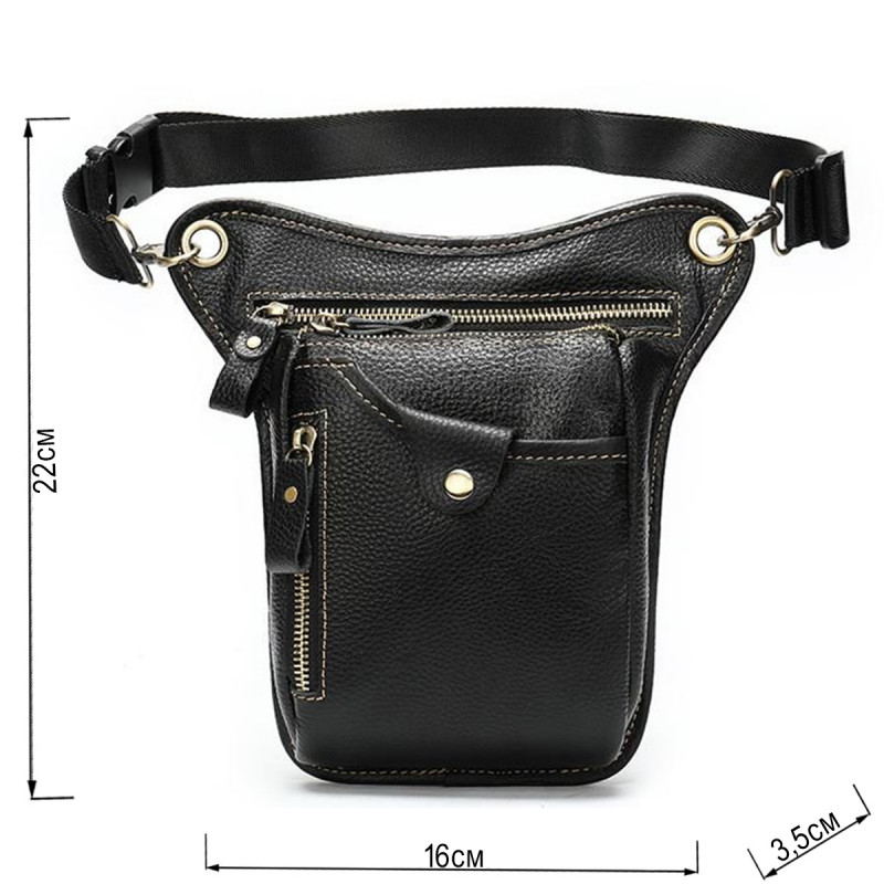 Сумка на пояс Vintage Чорна