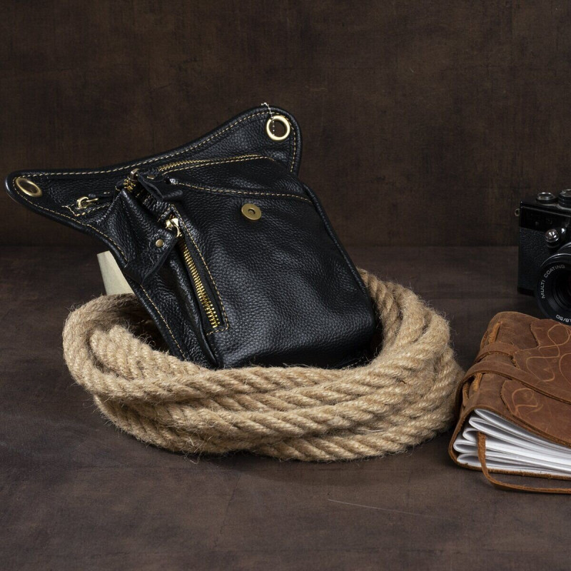 Сумка на пояс Vintage Чорна