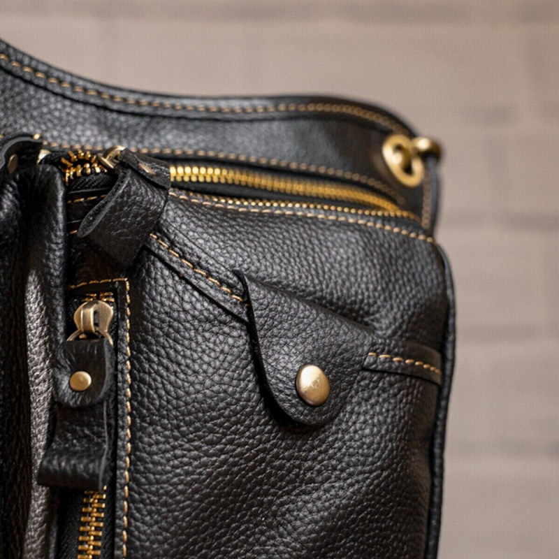 Сумка на пояс Vintage Чорна