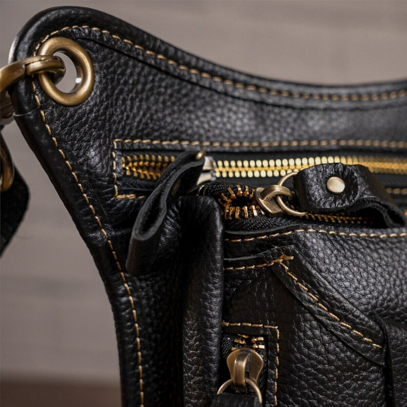 Сумка на пояс Vintage Чорна