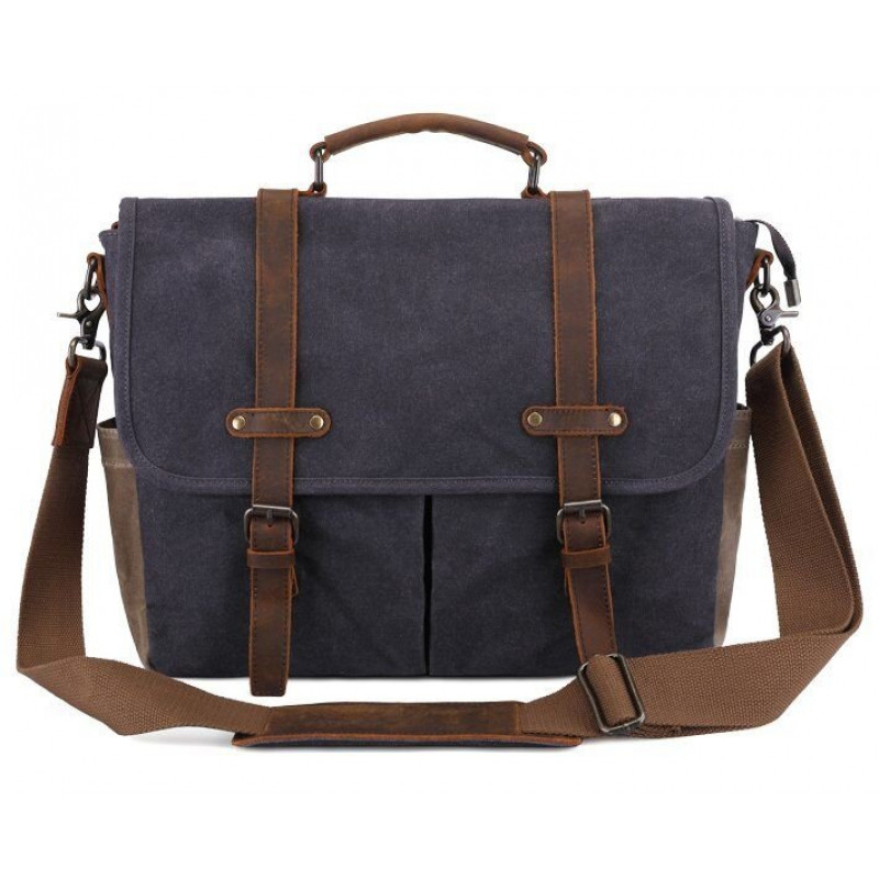 Сумка текстильная Vintage Серая