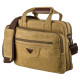 Сумка текстильная для ноутбука на два отделения Vintage Хаки