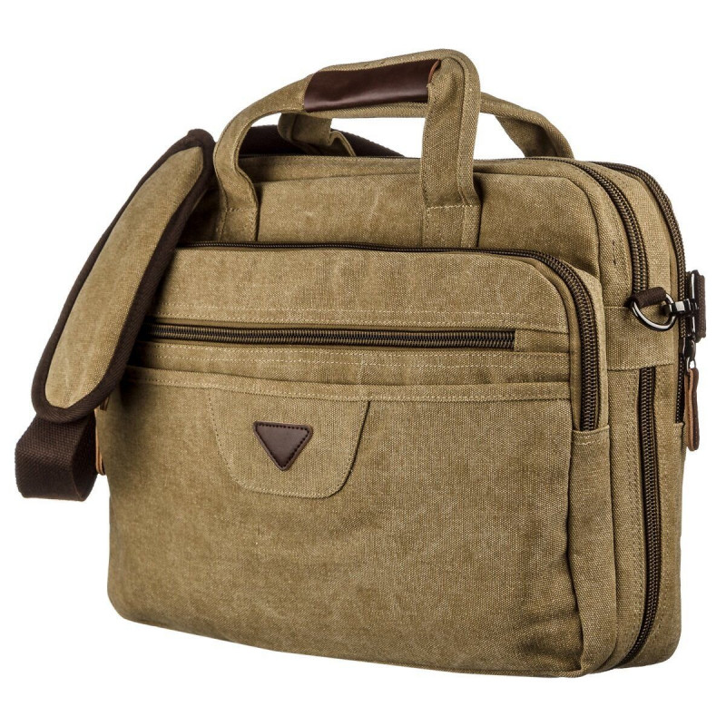 Сумка текстильная для ноутбука Vintage Хаки
