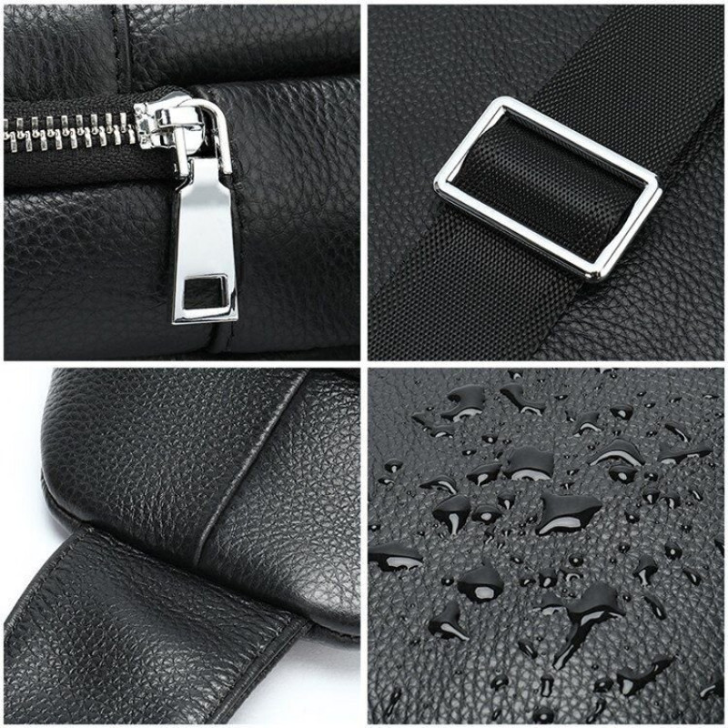 Сумка через плечо мужская Vintage Черная