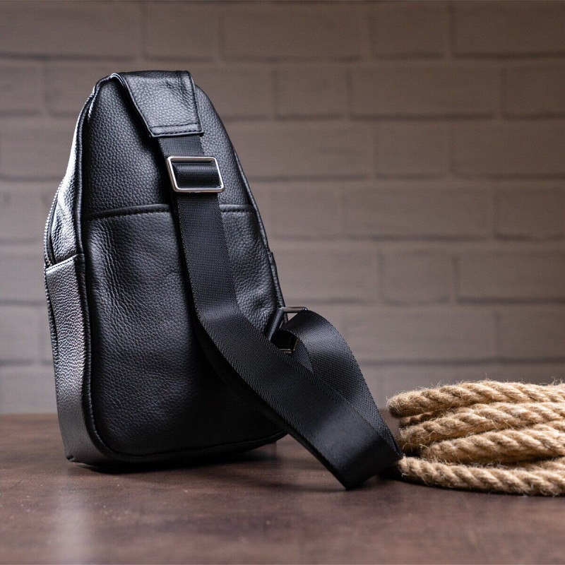 Сумка через плечо мужская Vintage Черная