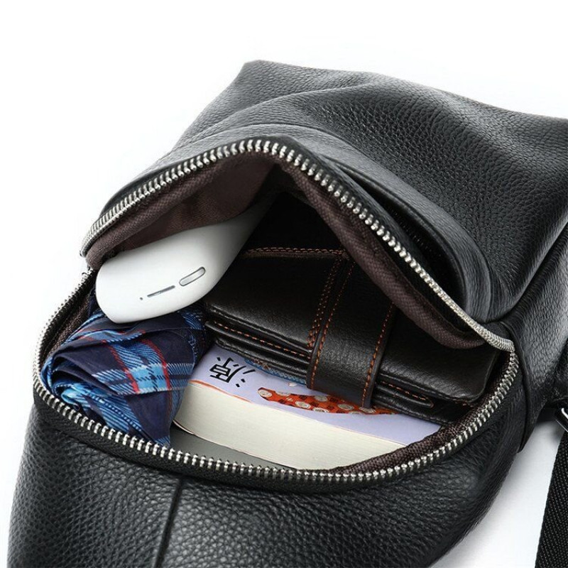 Сумка через плечо мужская Vintage Черная