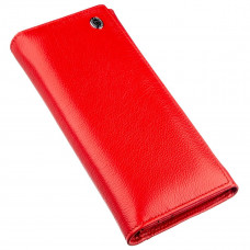 Женский вместительный кошелек ST Leather Красный