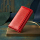 Женский вместительный кошелек ST Leather Красный