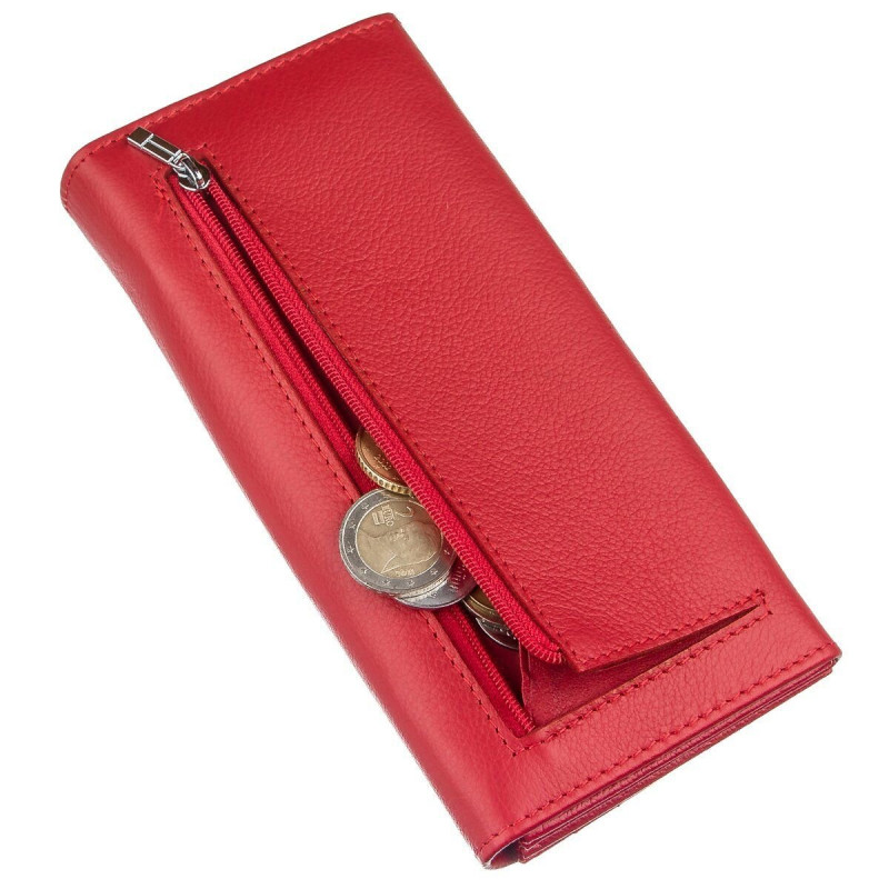 Женский кошелек ST Leather Красный