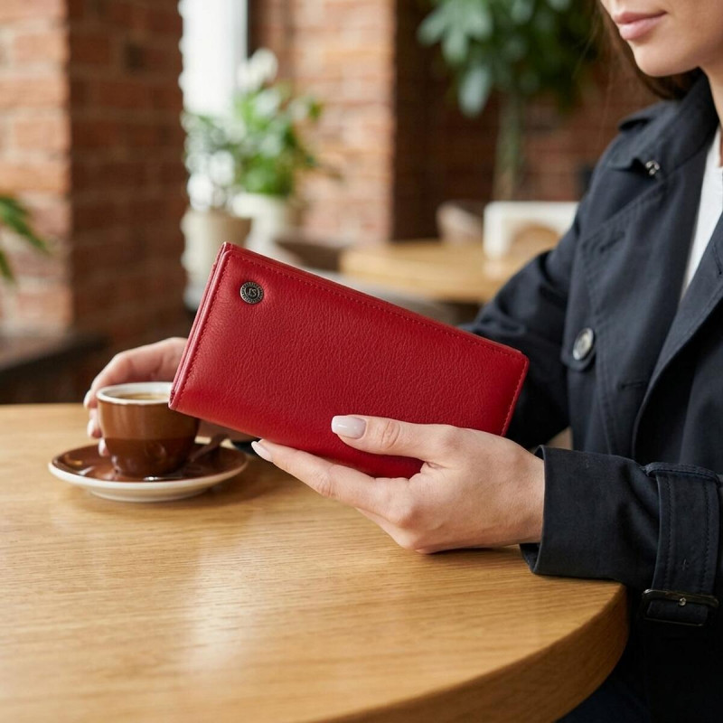 Жіночий гаманець ST Leather Червоний