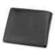 Мужской купюрник ST Leather (ST) кожаный Черный