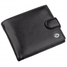Мужской универсальный кошелек ST Leather Черный
