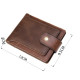 Портмоне в два складання на кнопці Vintage Коричневе