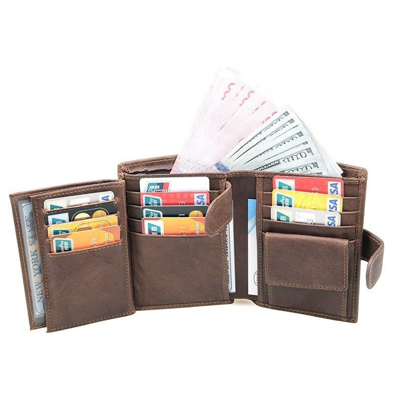 Портмоне чоловіче Vintage Коричнева