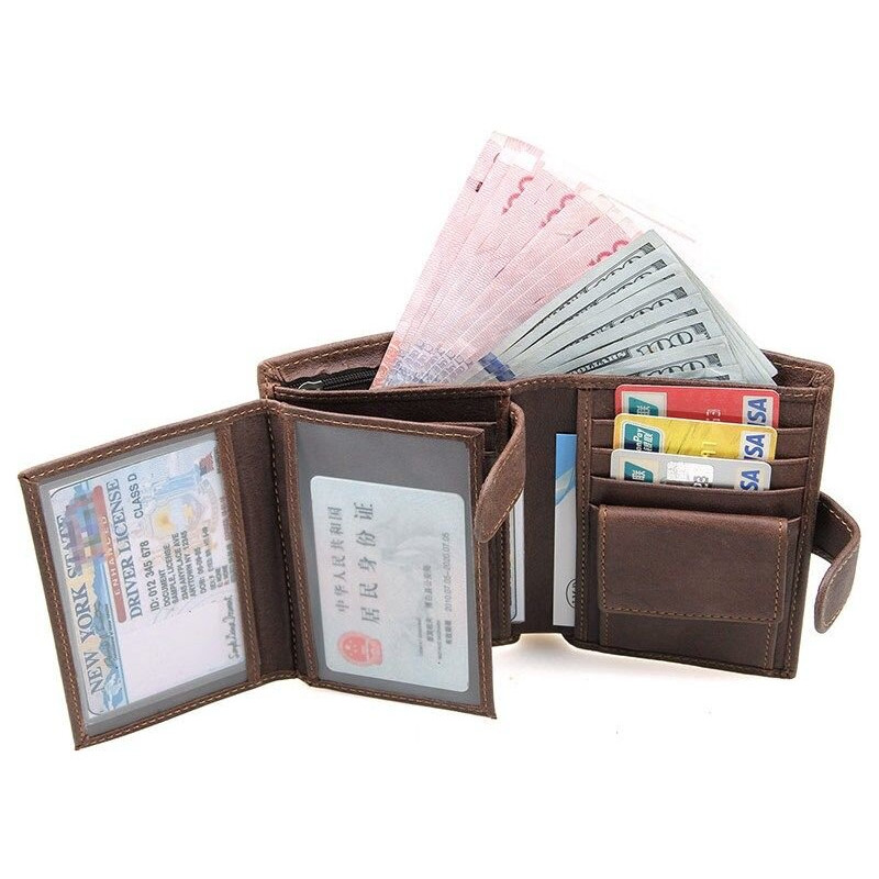 Портмоне чоловіче Vintage Коричнева