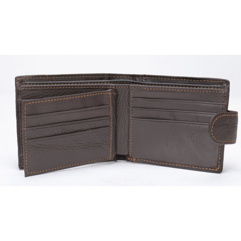 Портмоне чоловіче шкіряне з орлом Vintage Чорне