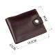 Портмоне мужское с монетницей кожаное SHVIGEL Коричневое