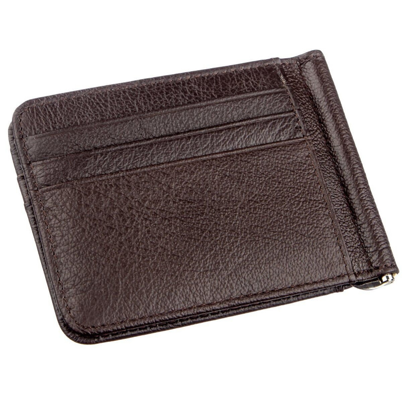 Стильный мужской зажим ST Leather Коричневый