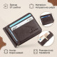 Стильний чоловічий Затискач ST Leather Коричневий