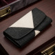 Гаманець жіночий STINGRAY LEATHER з натуральної шкіри морського ската Чорний