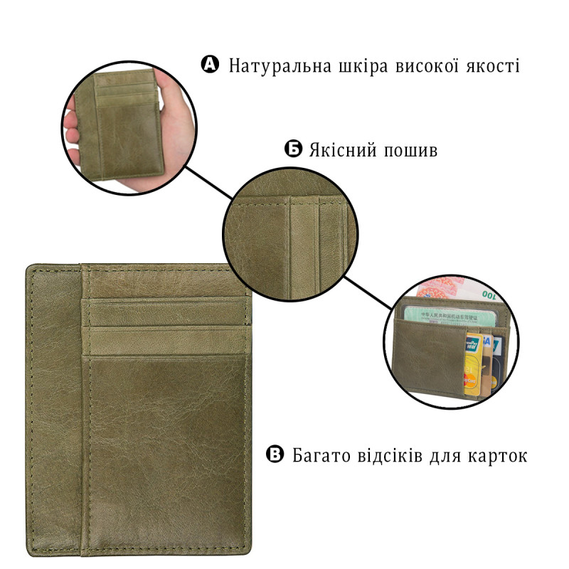 Кредитница Vintage Зеленая