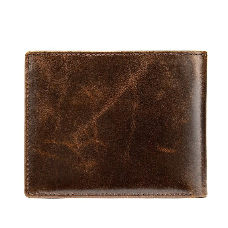 Портмоне шкіряне компактне Vintage Коричневе