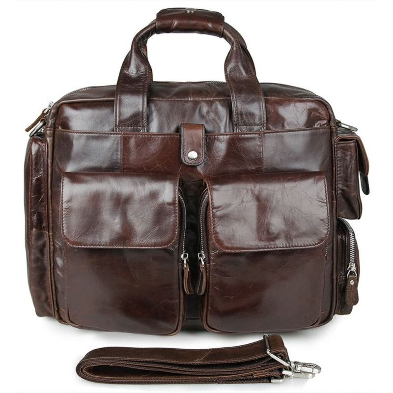 Сумка чоловіча Vintage Коричнева