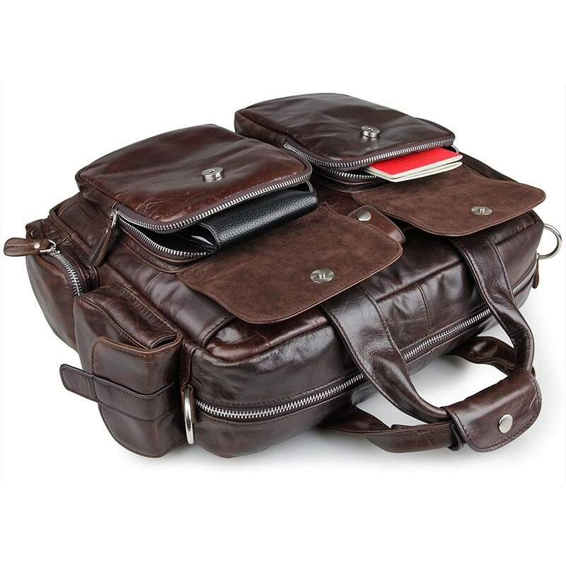 Сумка чоловіча Vintage Коричнева