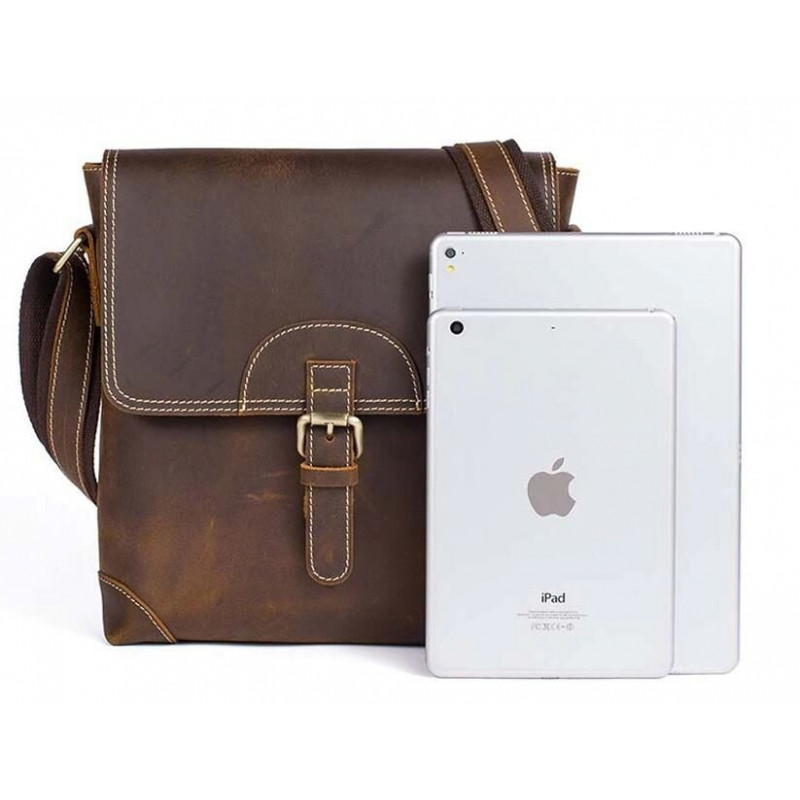 Чоловіча сумка для документів та міста Vintage Коричнева