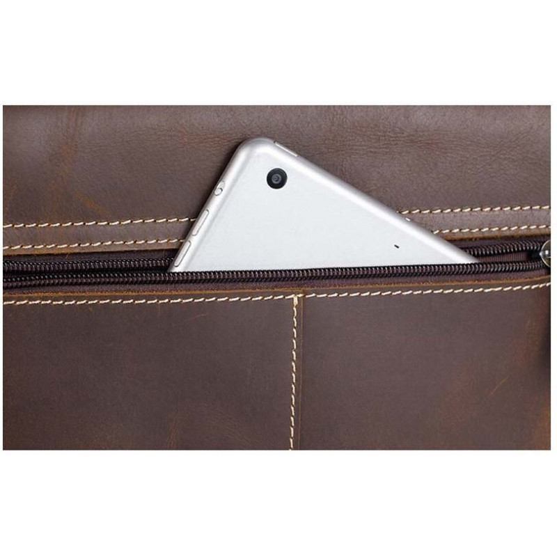 Сумка чоловіча Vintage Коричнева