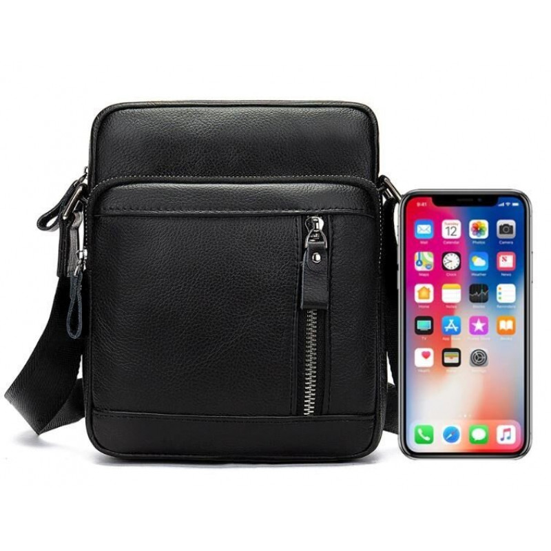 Сумка чоловіча Vintage Чорна