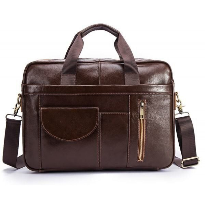 Сумка мужская под ноутбук Vintage Коричневая