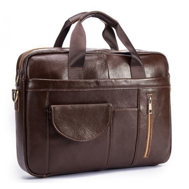 Сумка мужская под ноутбук Vintage Коричневая