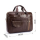 Сумка мужская под ноутбук Vintage Коричневая