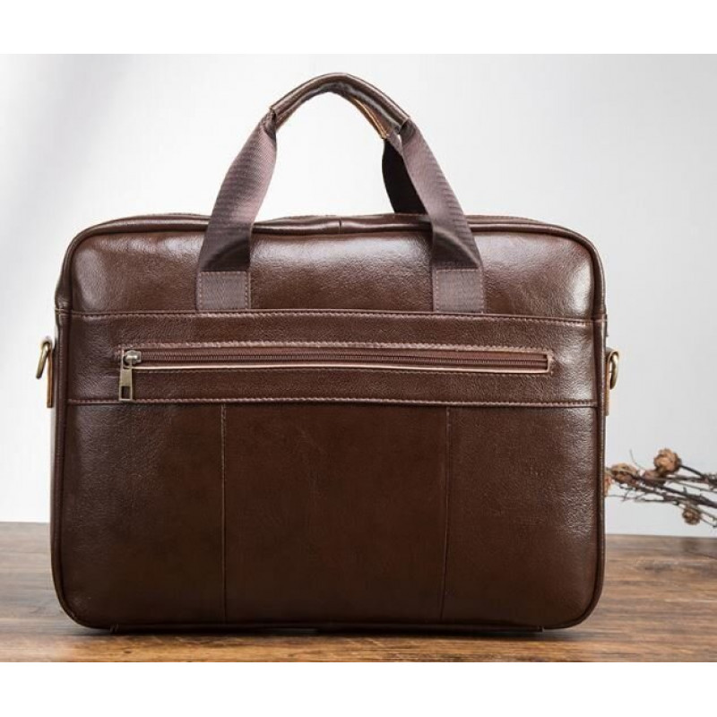 Сумка мужская под ноутбук Vintage Коричневая