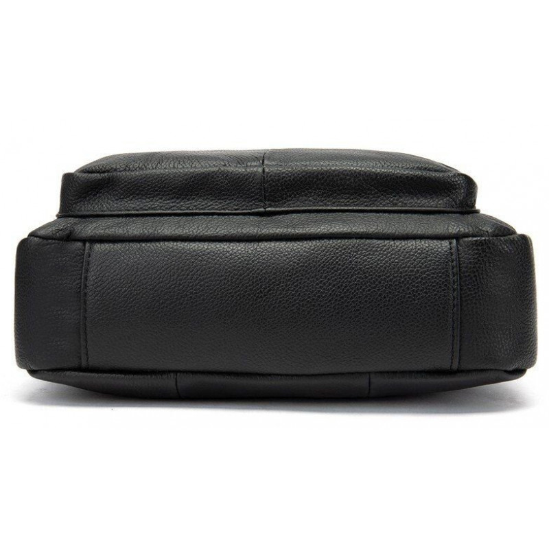 Сумка на плече зі шкіри Vintage Чорна