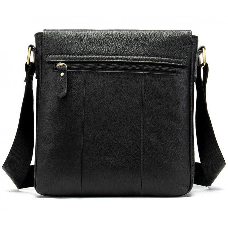 Сумка на плече зі шкіри Vintage Чорна