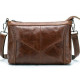 Сумка женская кожаная на одно отделение Vintage Коричневая