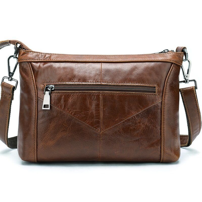 Сумка женская кожаная на одно отделение Vintage Коричневая