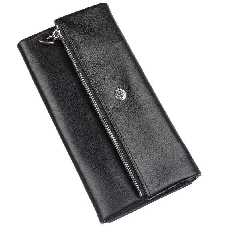 Женский кошелек ST Leather Черный