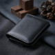 Маленький гаманець на кнопці жіночий ST Leather Чорний