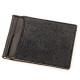 Зажим для денег STINGRAY LEATHER из натуральной кожи морского ската Черный