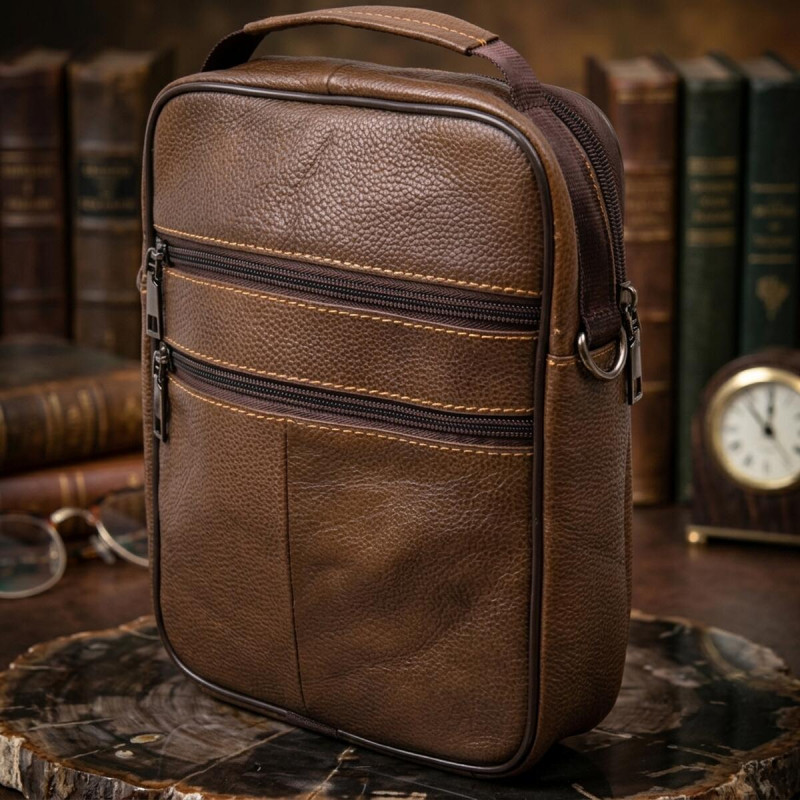 Мессенджер чоловічий Vintage Коричневий