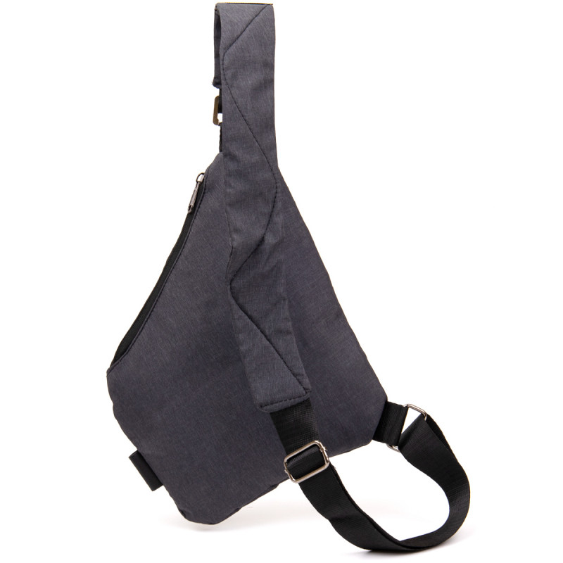 Сумка слинг нейлоновая Vintage Серая