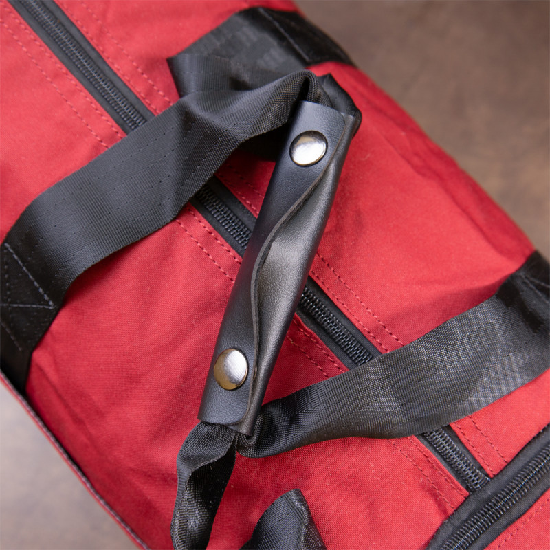 Спортивна сумка текстильна Vintage Малинова